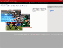 Tablet Screenshot of centralozarkconference.org